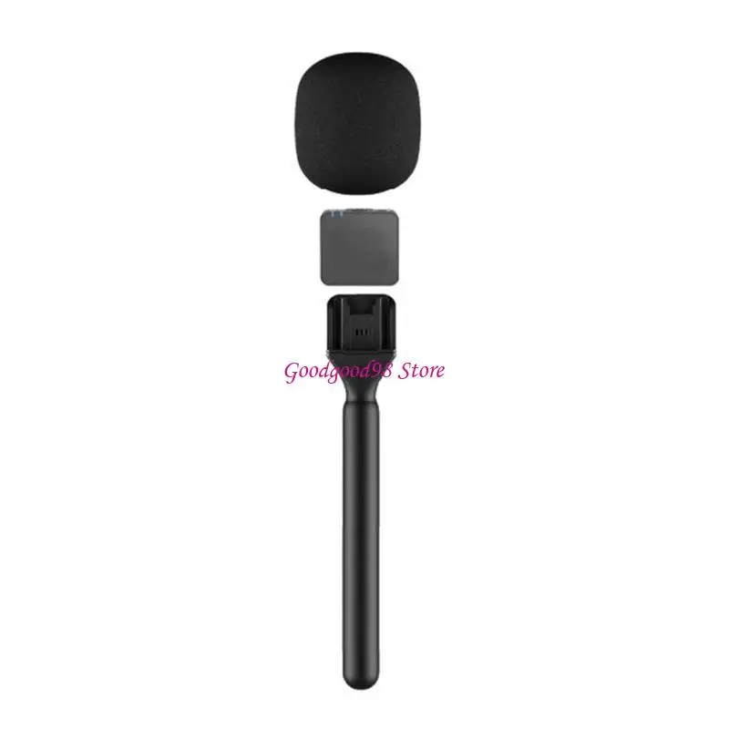 Wireless Microphone Handheld Grip Recording Bracket For Mic/Rode Go/Relacar Microphone