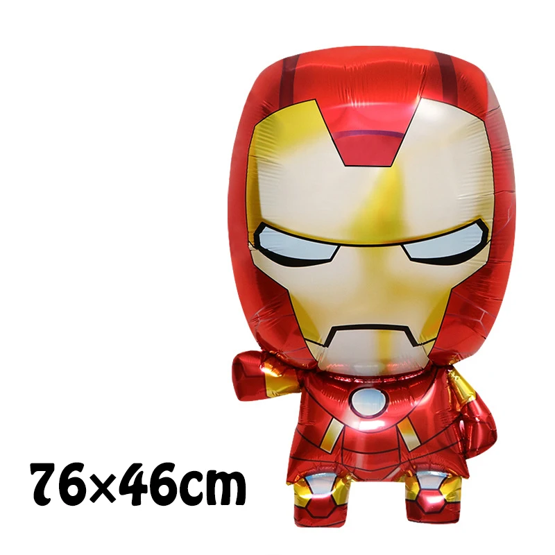 Marvel palloncino a tema Avengers Hulk Spiderman Captain America Iron Man Super Hero Boy Birthday Party palloncino decorazione giocattolo