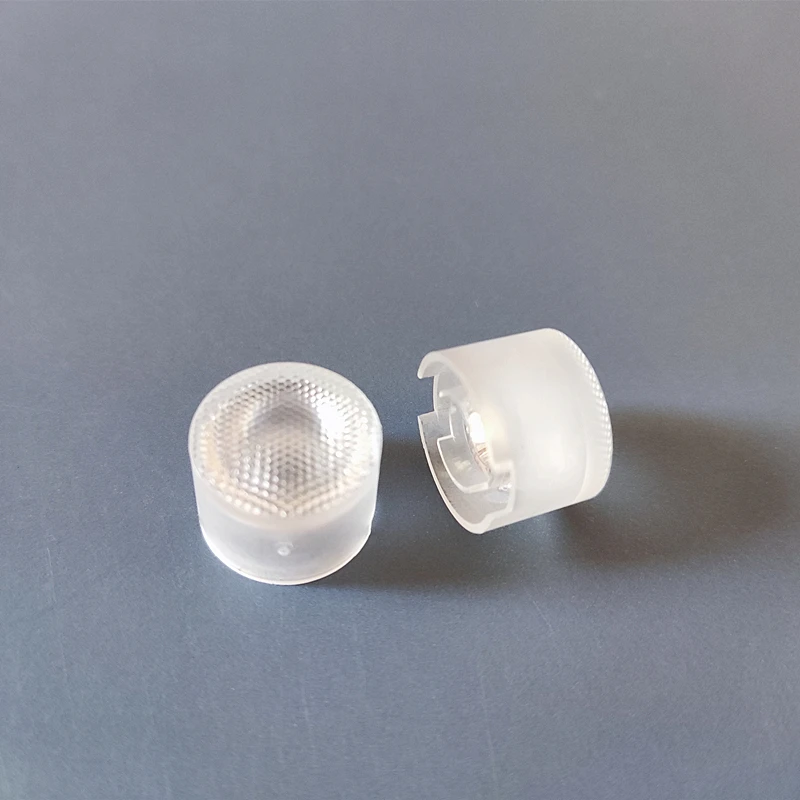 #CBDE-15.5 High quality Waterproof Led optical Lens, 90 degree, Lens diameter 15.5mm, Height 10.5mm, Bead Surface, PMMA