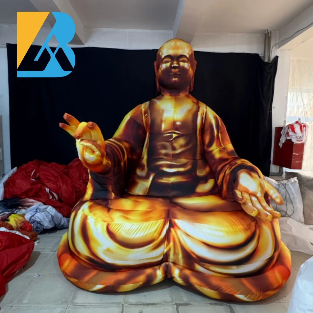 Personalized Large Inflatable Figure of the Buddha for Religious Themed Decoration Toys