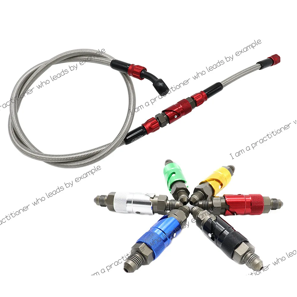 Suku cadang lokomotif kontrol numerik konektor aluminium AN3 adaptor sepeda motor YouTube kit saluran rem