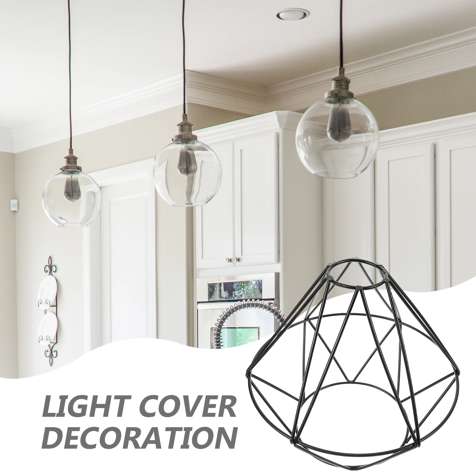 

Retro Hollow-Out Iron Wire Lamp Shade Decorative Mesh Lampshade for Pendant Hanging Wall Light Vintage Metal Lamp Cover