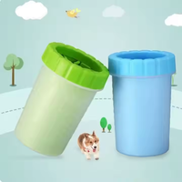 Portable Automatic Dog Cleaning Brush Pet Supplies Cup Washer for Puppy Cats Paw Cleaning Foot Washing Tool for Home Grooming