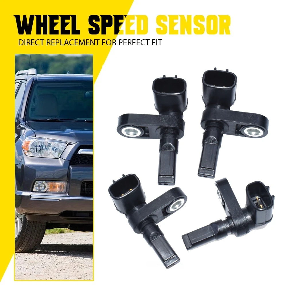 

NEW 4 ABS Wheel Speed Sensor Front Rear Right & Left for Toyota 4Runner Tacoma 89542-04020 89542-60050 89543-04020 89543-60050