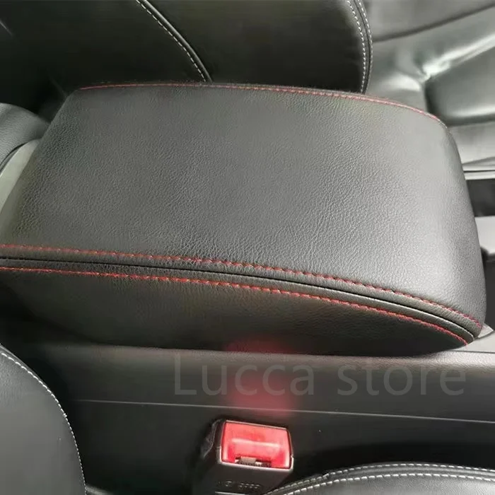 Suede warp For VW Volkswagen Tiguan MK1 MK2 Accessories Leather Central Armrest Box Protection Sleeve Decoration modification