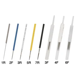 100pcs Merlin Tattoo Needles 1R/2R/3R/5R/7R/3F/4F/6F For Permanent Makeup Eyebrow and Lip Designs Deluxe Merlin Machine