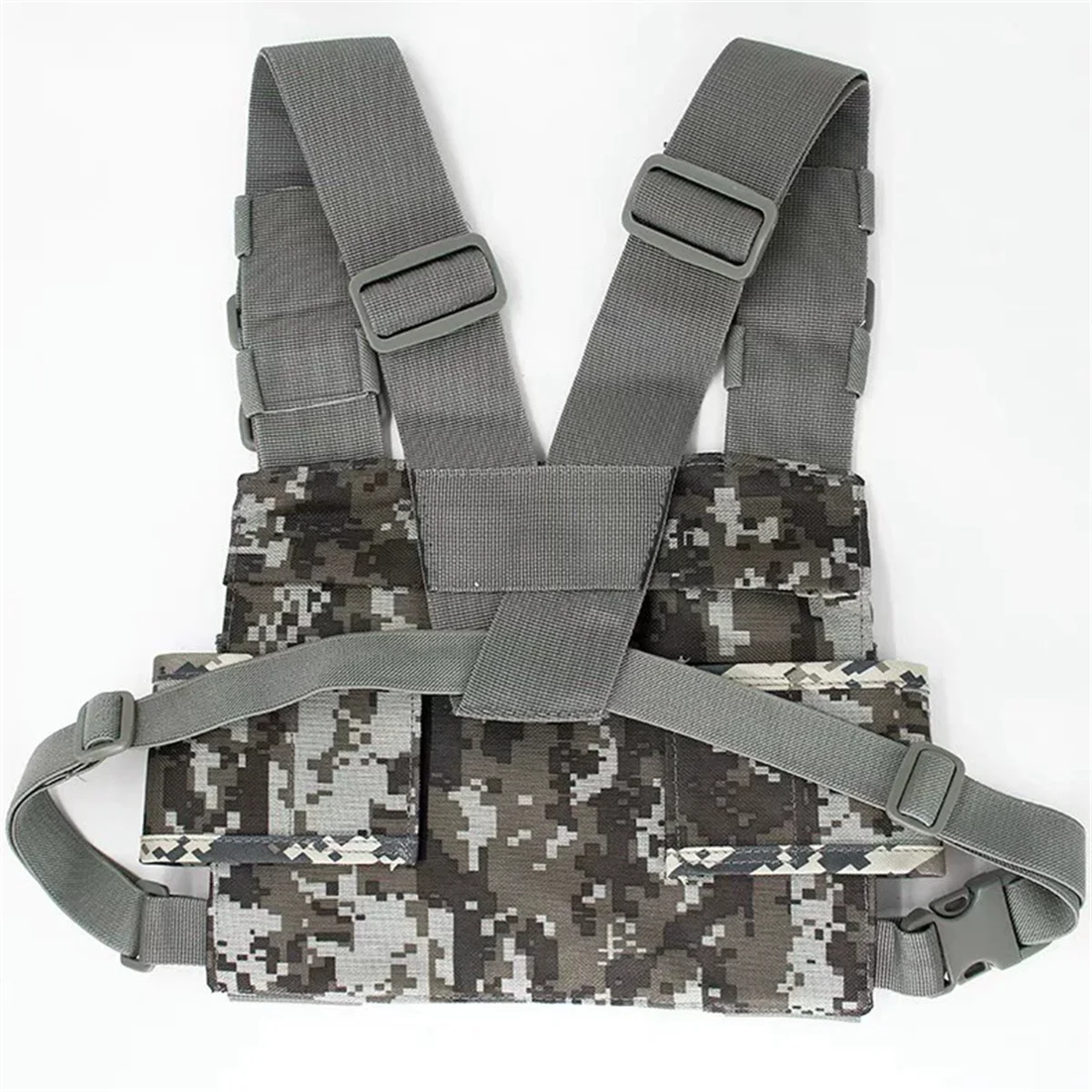 سترة تكتيكية، جوارب على شكل دمية، حقيبة صدر متعددة الجيوب، متعددة الوظائف، حقيبة صدر لجهاز الاتصال اللاسلكي