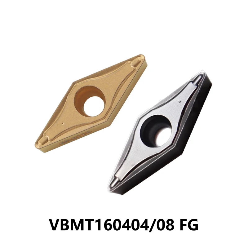 Original VBMT160404 VBMT160408 FG MT PC CT3000 TT8125 TT8115 Carbide Inserts VBMT 160404 160408 CNC Tools Blades VBMT1604