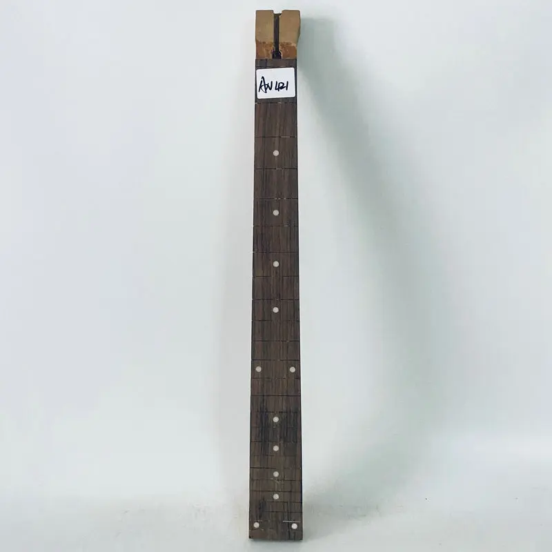 AN421 Unfinished Eletric Guitar Neck No Frets No Paints for Headless Guitar 24 Frets 648mm Scales Length DIY Guitar Accessories