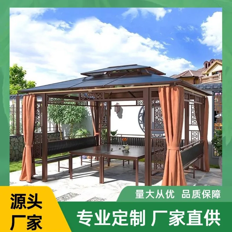 Outdoor gazebo Villa Courtyard Garden Cooling pavilion Modern awning gazebo Sun board Outdoor terrace Gazebo