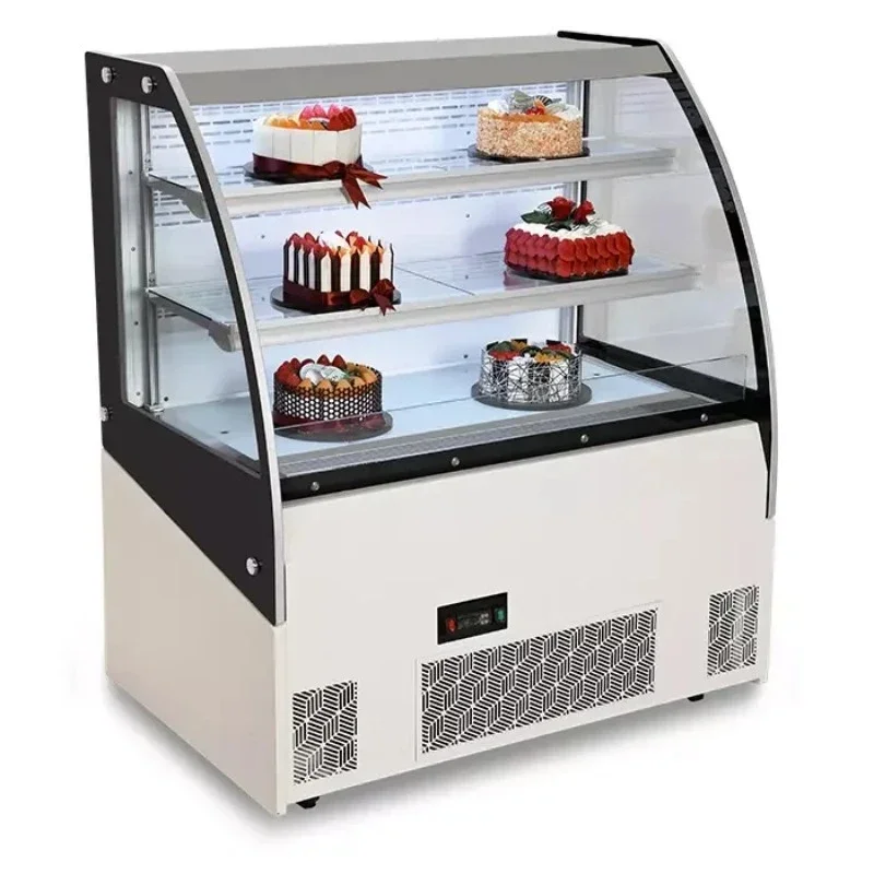 Modern Bakery's All-in-One Smart Cake Cabinet Integrated POS System Inventory Air Cake Refrigerator