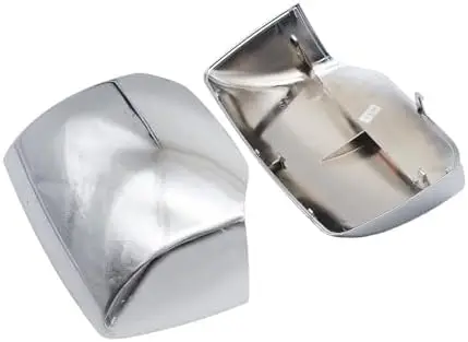

Chrome Mirror Covers for Kenworth T680 Peterbilt 579/587 – Driver & Passenger Side Pair