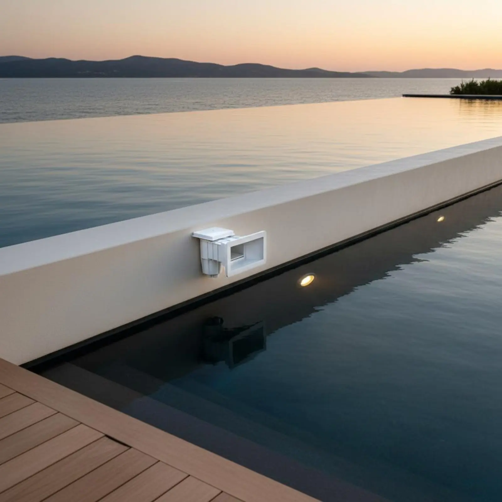 

Скиммер для бассейна из долговечного АБС-пластика, сборщик мусора и листьев, легкий, для бетонных бассейнов