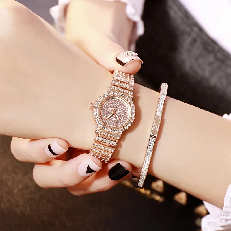 Reloj Mujer kobieta moda luksusowa marka kobiet zegarek kwarcowy dla Montre Femme zegar Relogio Feminino damski złoty zegarek