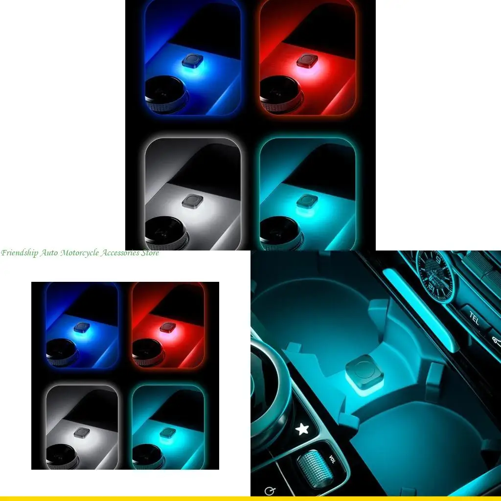 

SZCH LED Light Night Light Car Interior Accessories Mini USB Light Car LED Lighting Ambient Lamp Decoration Lamp