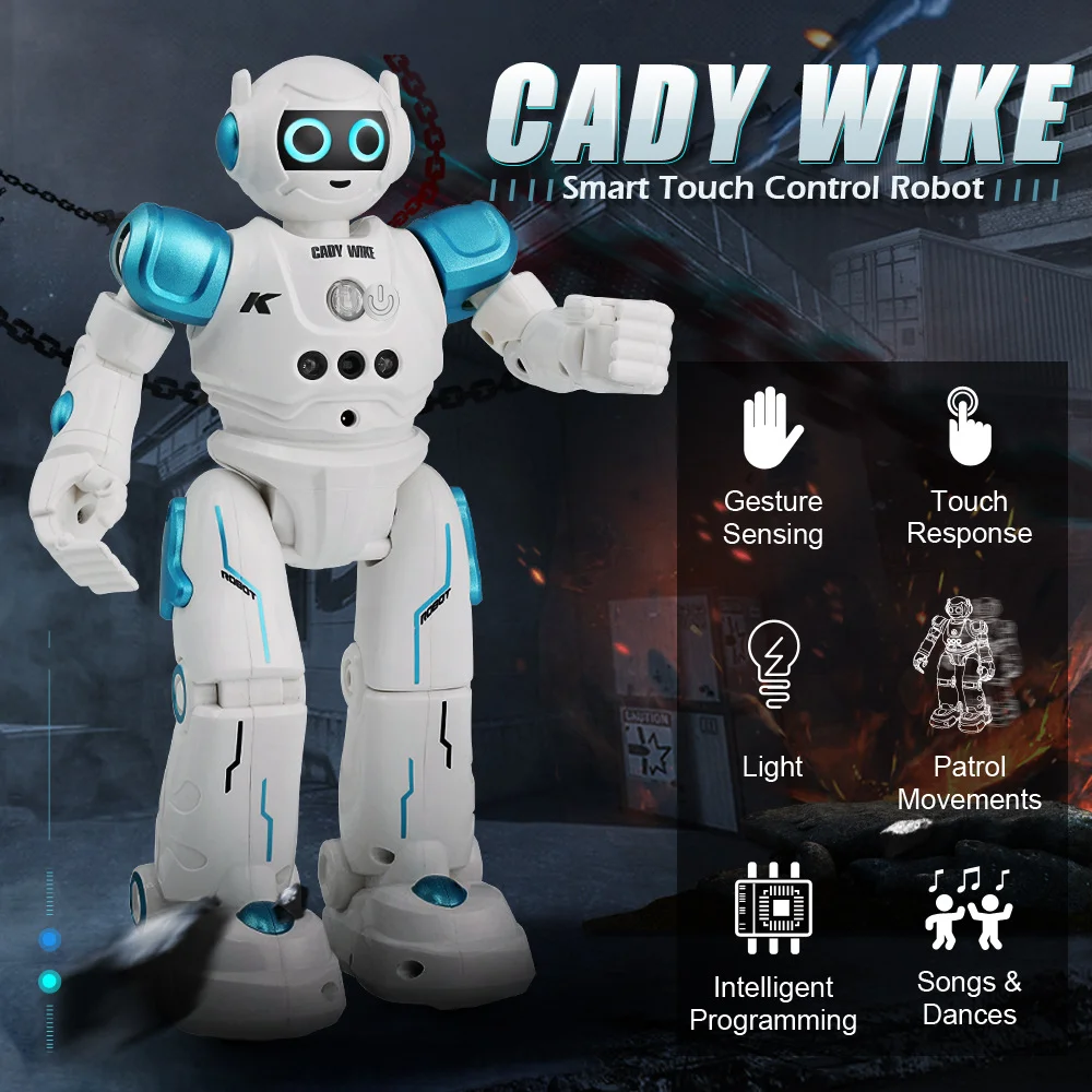 RC Robot Toys for Kids, Gesture & Sensing Programmable Remote Control Smart Robot for Age 3 4 5 6 7 8 Year Old Boys Girls Gifts