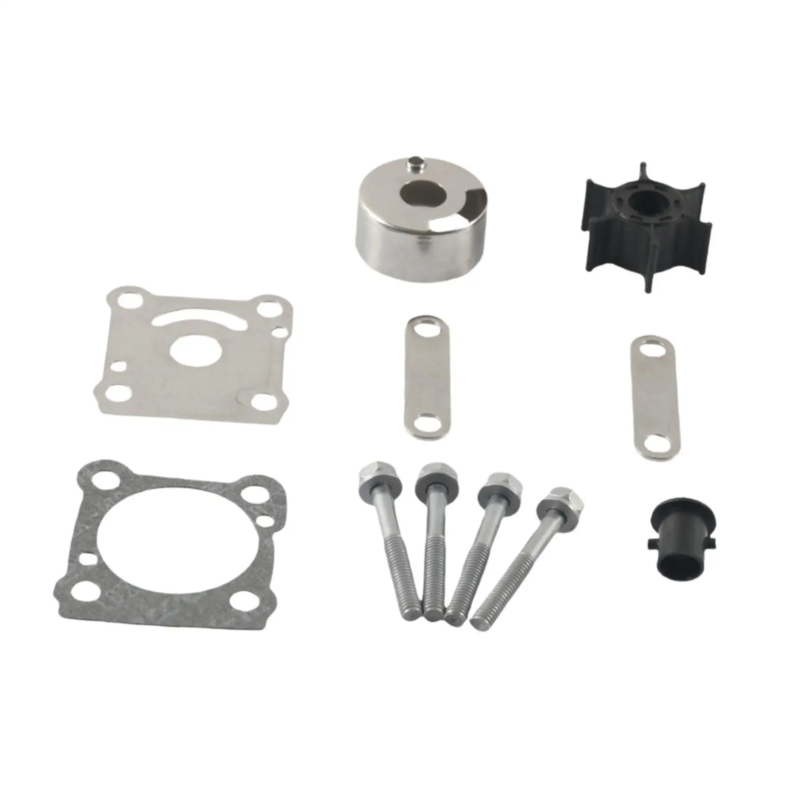 

Rubber Metal Water Pump Impeller Kit Durable Outboard Repair Parts for Yamaha 6N0-W0078-A0 8HP