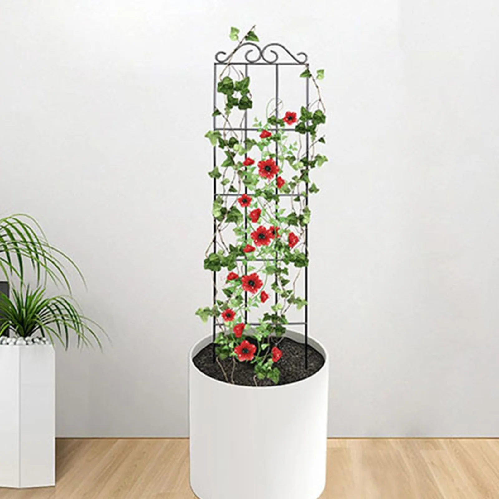 

Metal Plant Climbing Frame Garden Indoor Trellis For Climbing Plants Iron Potted Plants Vine Growth Flower Rattan Climbing Rack