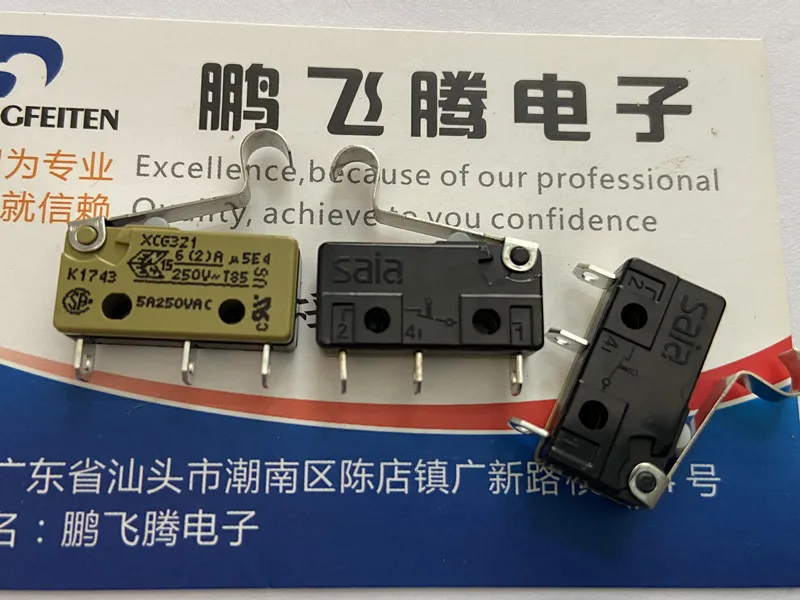 1PCS Germany Switzerland SAIA burgess XCG3Z1 micro switch 3 feet stroke limit reset touch button switch 5A welding wire pin