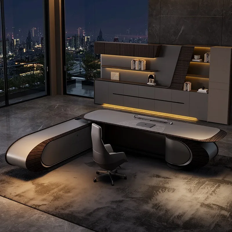 Meja Ketua Presiden Kantor Manajer Kelas Besar Rasa Senior