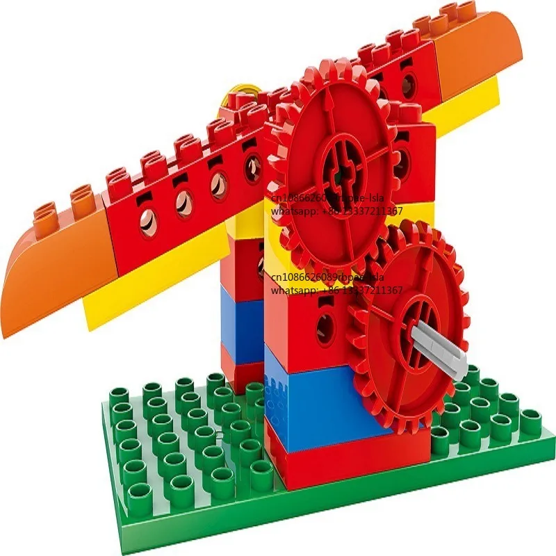 Science and Education Versatile Project Large Particle Building Block Assembly Toy Brain-Activating Gear Mechanical Set Teaching