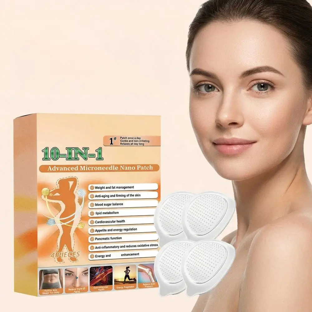 Nano Microneedle Body Patch Firming Skin Smoothing Fine Lines Restoring Elasticity Weight Management Appetite Control Patch