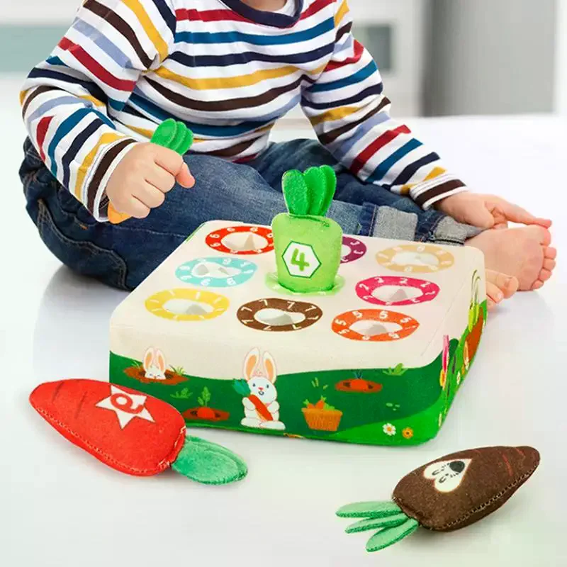 Baby Carrot Harvest Game Toy Pull Turnip Fish Toddler Skills Training Learning Educational Education Toys For Children
