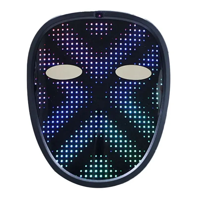 A72U LED Mask for Kid Gesture Sensing Mask Transforming Light Up Face Mask for Halloween, Birthday Party and Masquerade Party