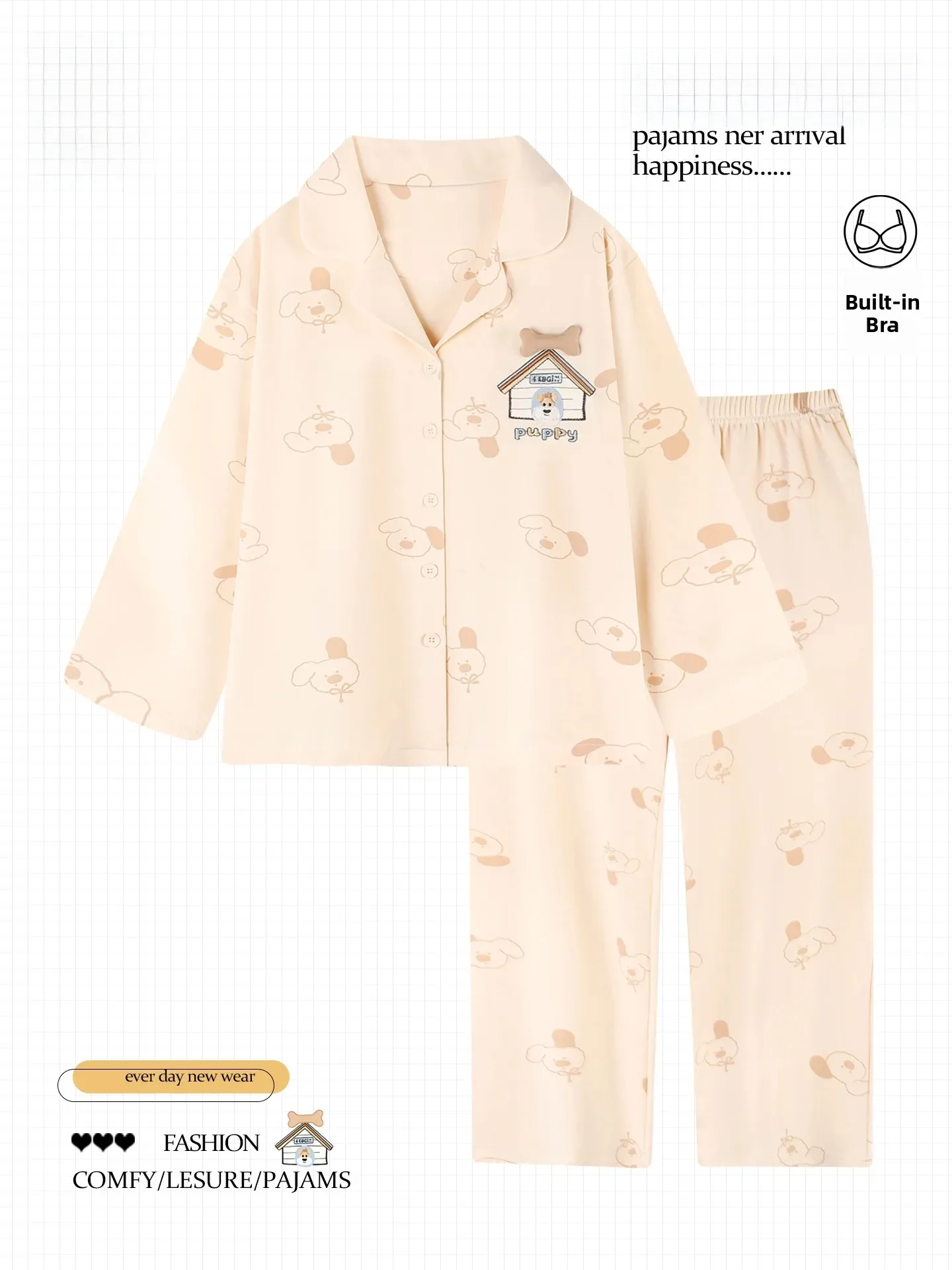 delizioso-completo-da-notte-in-puro-cotone-ideale-per-la-casa-composto-da-maglia-a-maniche-lunghe-e-pantaloni-con-imbottitura-sul-petto-perfetto-per-la-primavera-e-l’autunno-in-stile-cartone-animato-e-confortevole