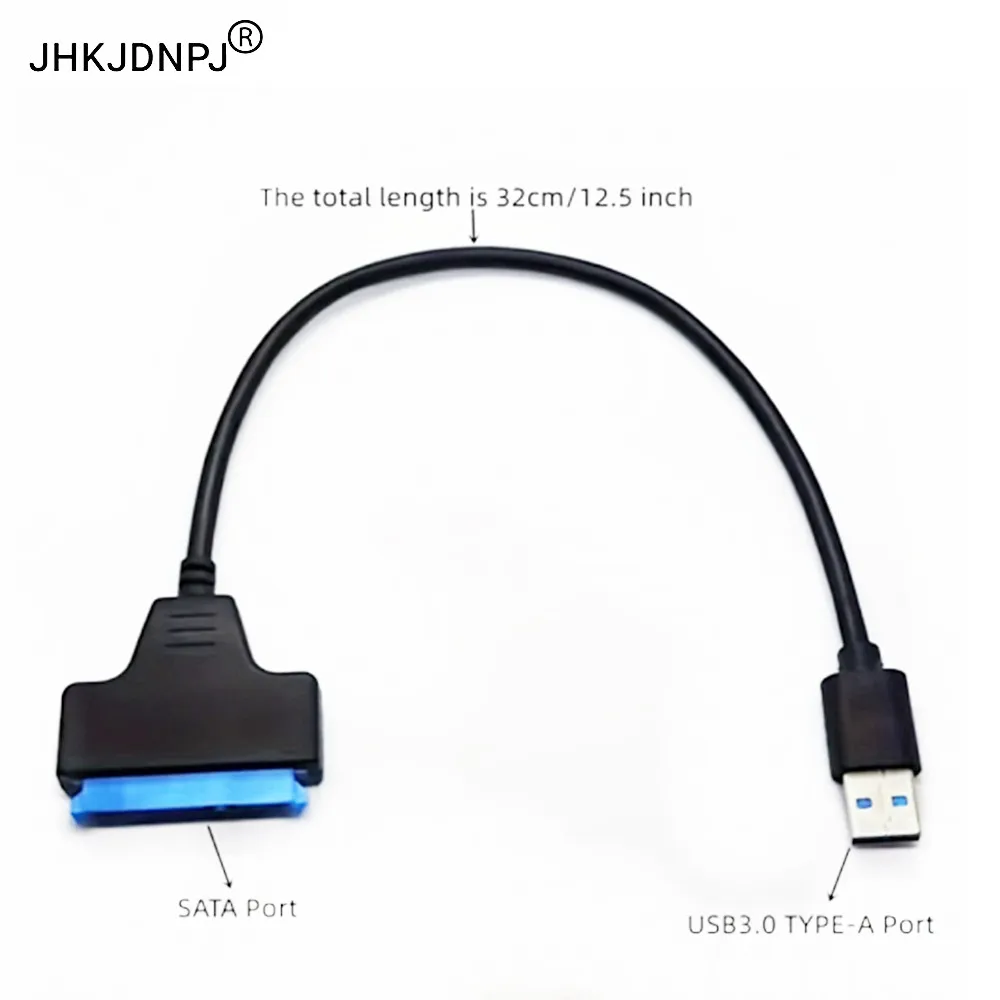 32cm USB 3.0 to SATA III Hard Drive Adapter Cable SATA 22PIN HDD Cable 7+15pin SATA For 2.5inch HDD/SSD Adapter Converter