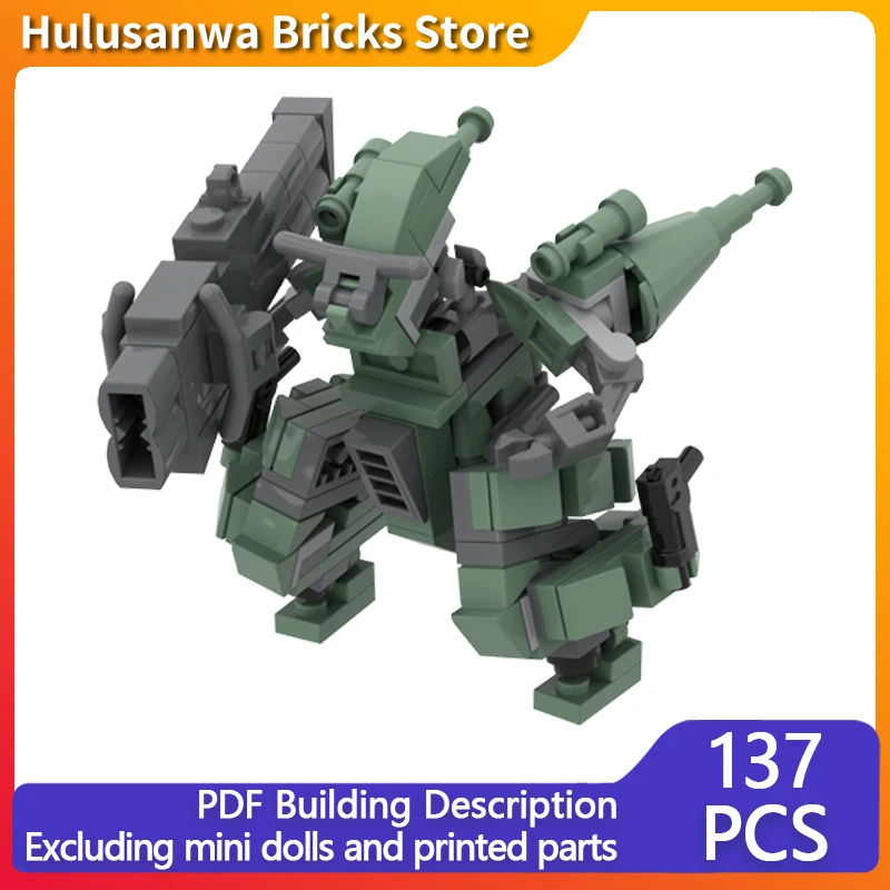 

Тяжелая боевая модель робота-меха MOC, строительные кирпичи, военное оборудование, модульные технологии, подарки, праздник, сборка, детские игрушки, костюм