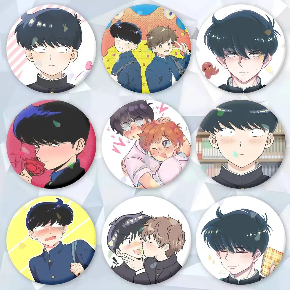 

N-Nakamura and O-Oshima Button Pins Backpack Clothing Decor Brooch Badge Jewelry Gifts for Kids