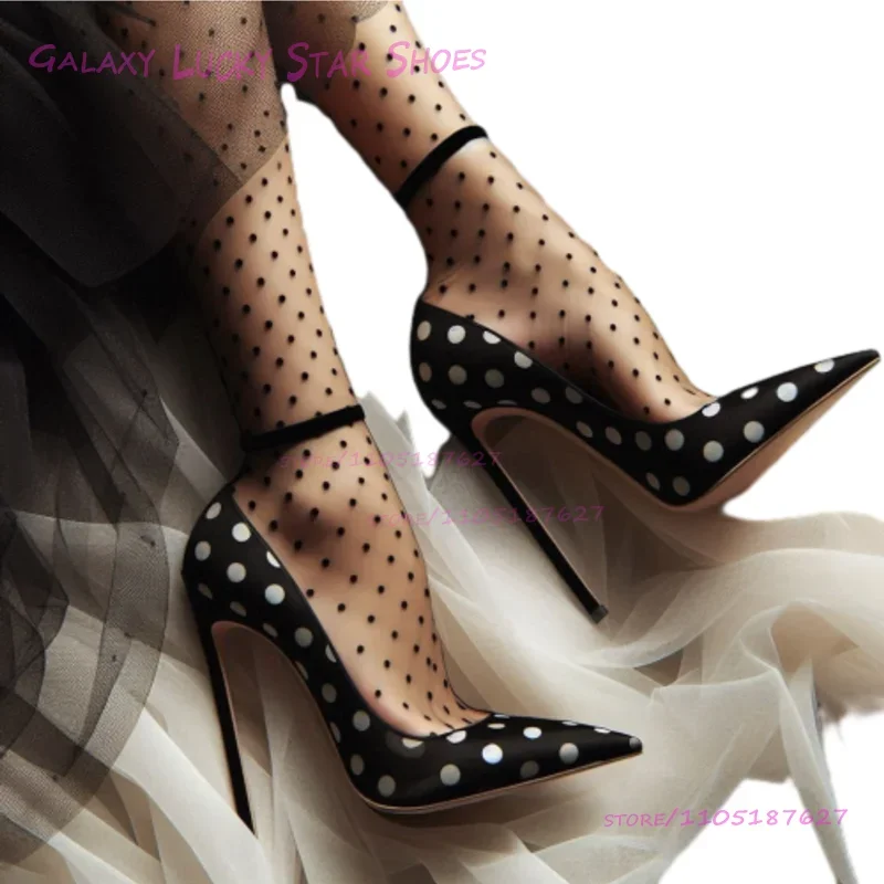2026 الفتيات أسود حقيقي أبيض رصدت الساتان مضخة وأشار خنجر الصنادل الأنيقة الصيف 12 سنتيمتر النساء مكتب سيدة المرقعة الأحذية
