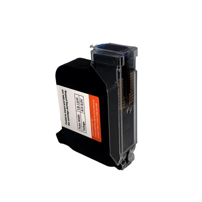 Cartridge Manufacturer Tijs 2.5 Plastic Industrial Thermal Inkjet Printer Cartridges Solvent Cartridges 25.4mm