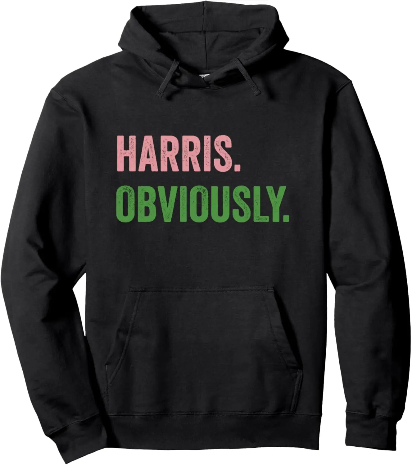 Harris. Obviously. A Vote for 2024 President Kamala Harris Pullover Hoodie Print Original Design Gifts Hoodie Women Mens Hoodie