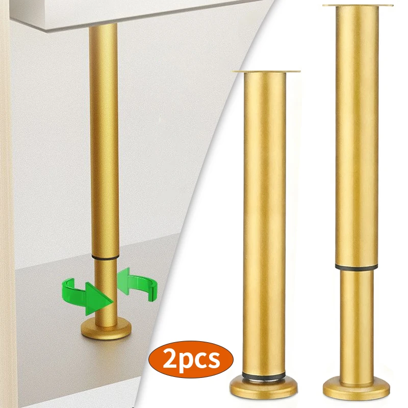 2pcs table legs, adjustable length, lifting support columns, furniture support legs extendable, Used for office desks