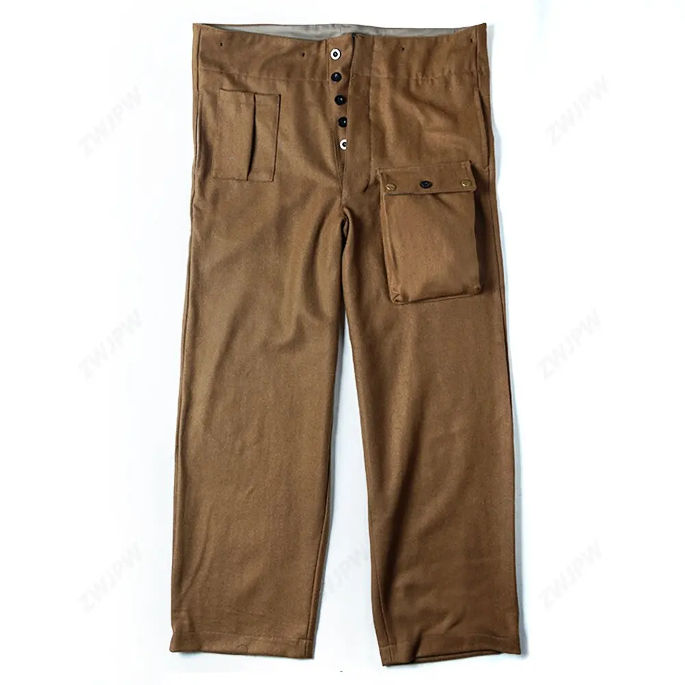 WW2 DenisonWoolen British Soldier pants Vintage Loose Casual Training Second WW2 Is Reproduced