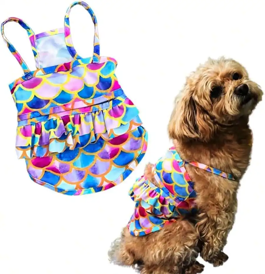 PETSIN Jacket, Suitable For Large Dogs Swimming And Rowing Life Jacket, Shark Life Vest For Small, Medium, And Large Dogs, With Rescue Handle And High Buoyancy. view 5