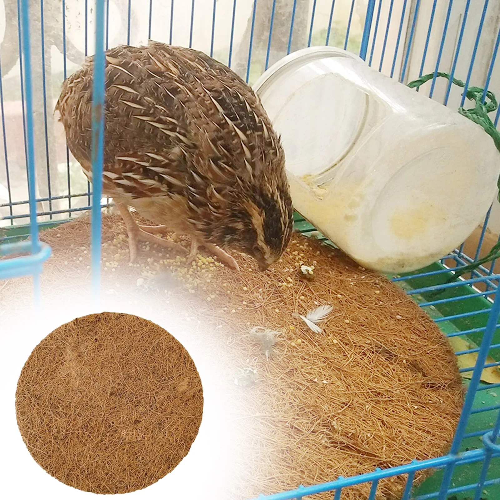 Bird Nest Racing Pigeon Breeding Eggs Mat Style Grass Mat Dehumidification Grass Bird Basin Nest For Bird