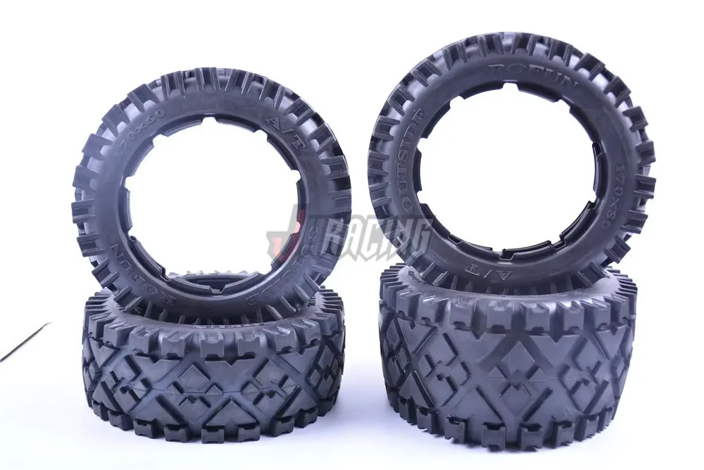 قبضة قوية مقاومة التآكل القوية جميع إطارات التضاريس لـ HPI KM ROVAN BAJA 5B