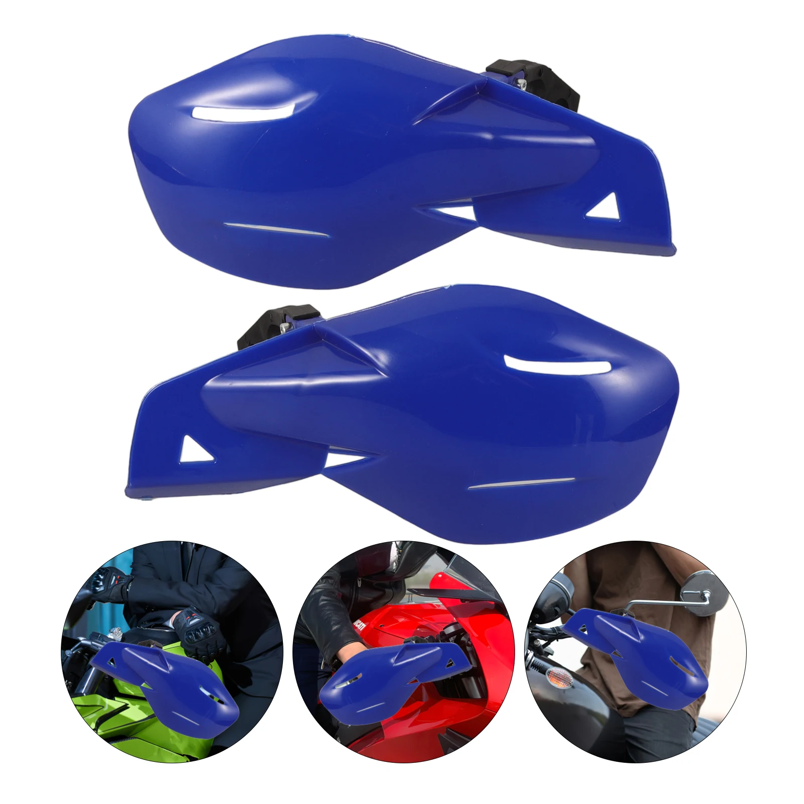 2Pcs Motorcycle Hand Guards Wind Protector Handlebar Replacement Riding Accessories Motorcycle Supplies Universal Fit