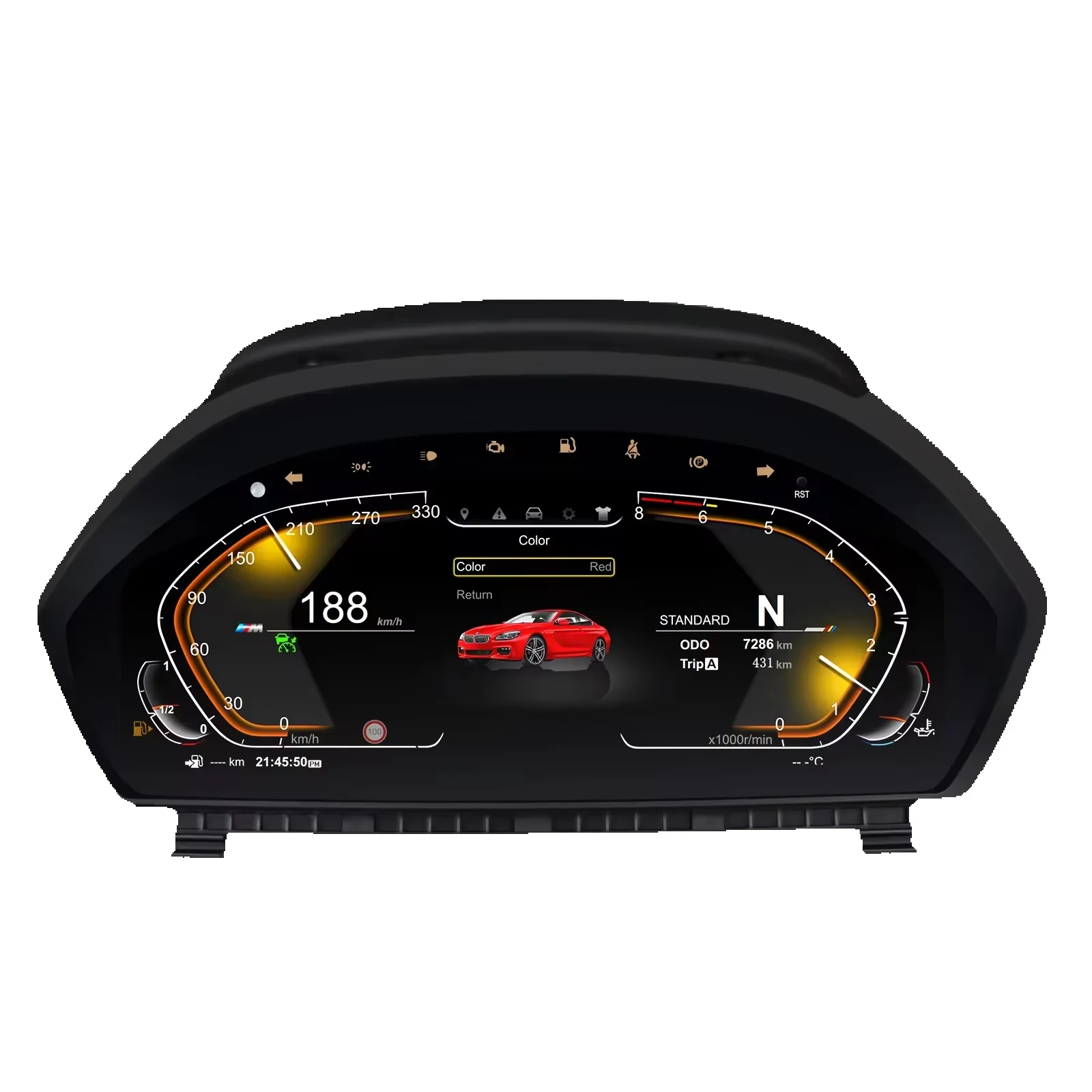 12,3 Zoll Auto-LCD-Armaturenbrett für BMW 3/4 Serie F30 F31 GT-F34 F32 F33 F36 Digital Cluster Instrument Display Tachometer
