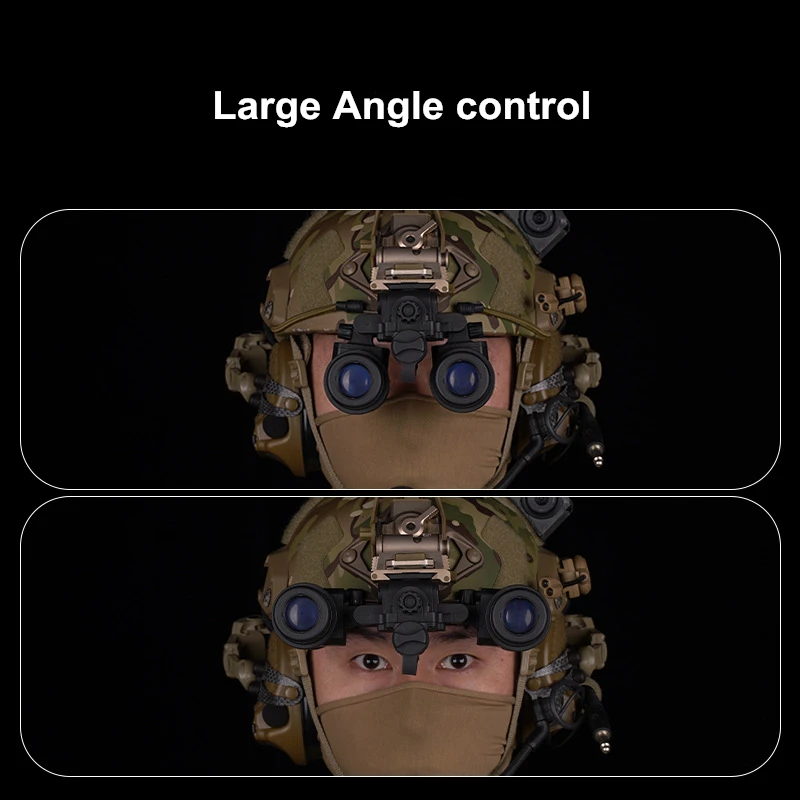 AN/PVS31 Dual Tube Binocular Night Vision Goggles Dummy Props Airsoft Helmet, No Function Model for Wilcox G19/G24/G30/G34/G69 image 5