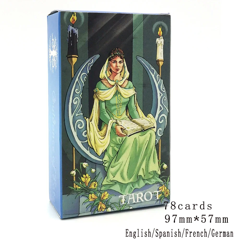 The Most popular Tarot Deck 78 Cards  Affectional Divination Fate Game Deck English Version  Palying Cards For Party Game 2021GO