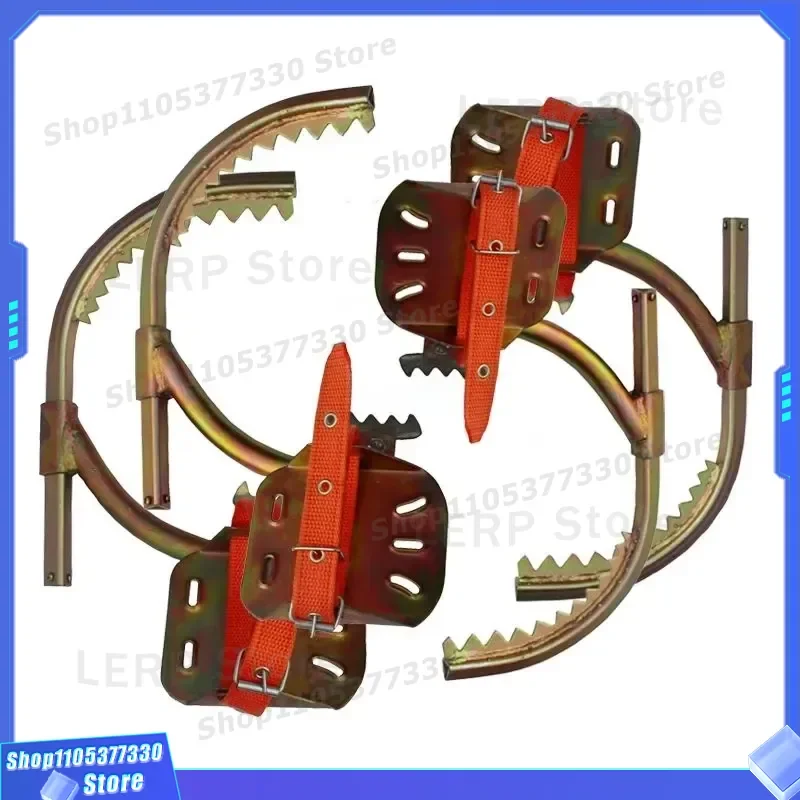 Professional Concrete Pole Climbers with Safety Locking Mechanism Heavy Duty Grappling Hooks for Electrical Workers Essential