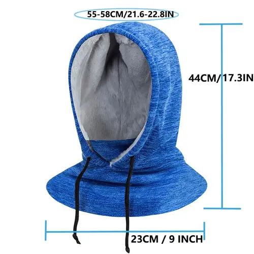 L●Mirror Balaclava Wind-Resistant Winter Face Mask,Fleece Ski Mask for Men and Women,Warm Face Cover Hat Cap Scarf - Cycling - Image 5