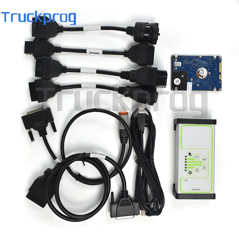 TruckProg for Volvo Vocom Y1 88890300 Interface V2.8 PTT for Truck Bus Diagnostic Tool PK Vocom2 Diagnostic Scanner