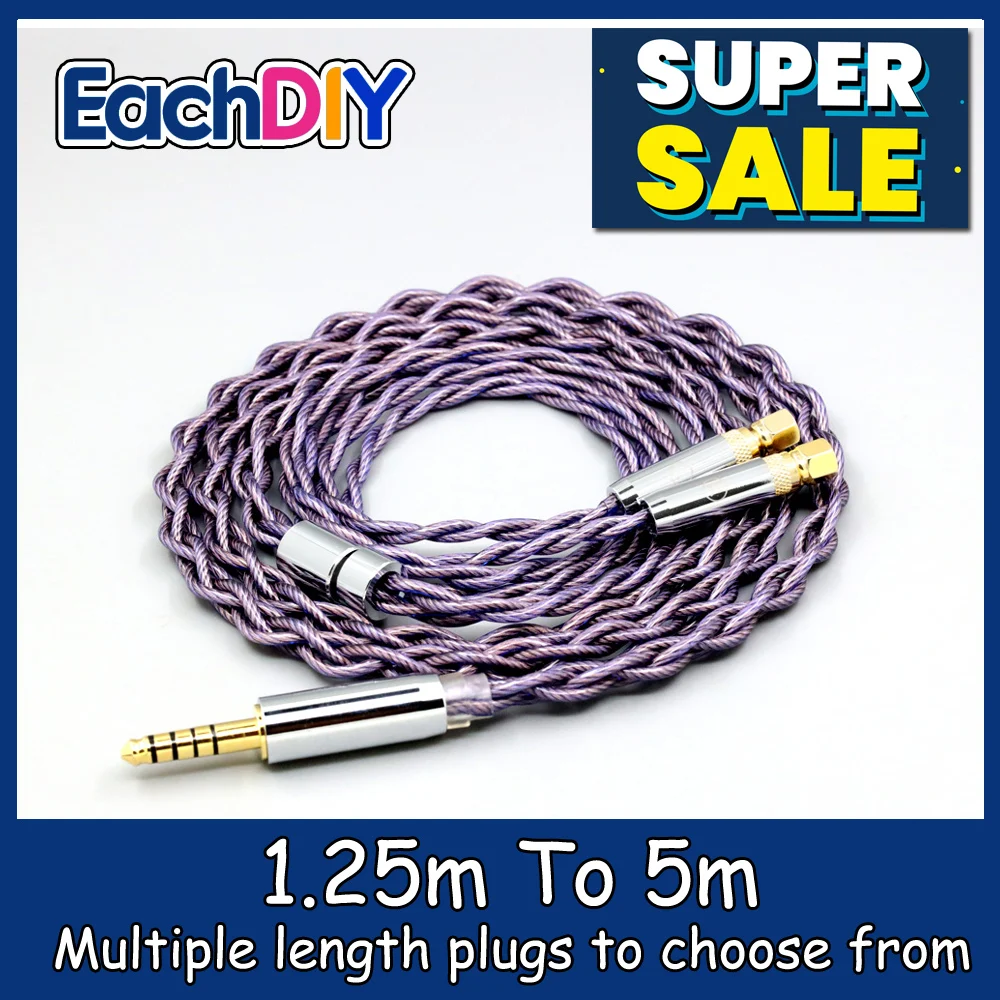 

Type2 1.8mm 140 cores litz 7N OCC Headphone Earphone Cable For HiFiMan HE400 HE5 HE6 HE300 HE4 HE500 HE6 LN007867