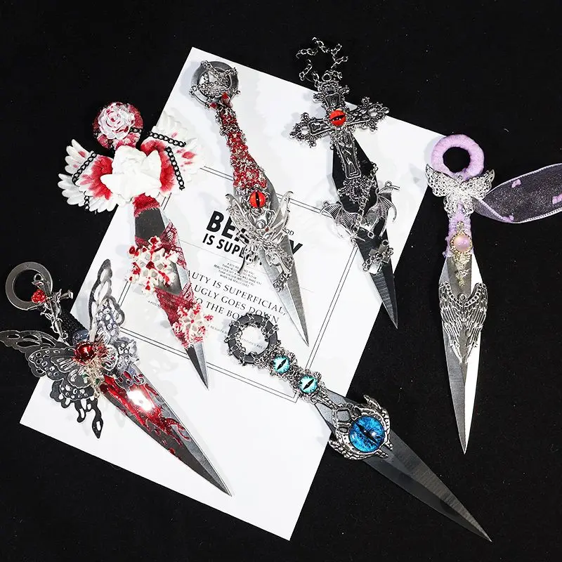 

letter opener sword has not been sharpened diy Decorative metal stainless steel crafts box opener/box cutter