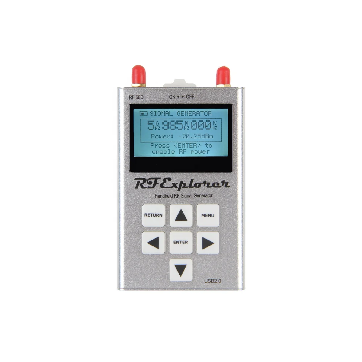 

RF Explorer Signal Generator COMBO Wireless Signal Generator 100Khz to 6GHz Analyzer RF Signal Generator COMBO